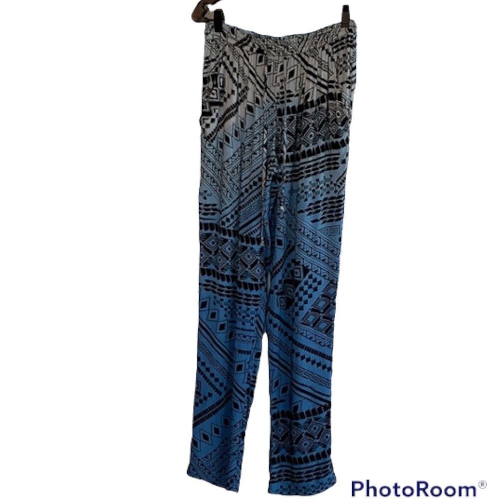 Gypsy 05 Minerva Blue Print Drawstring Pants - image 4